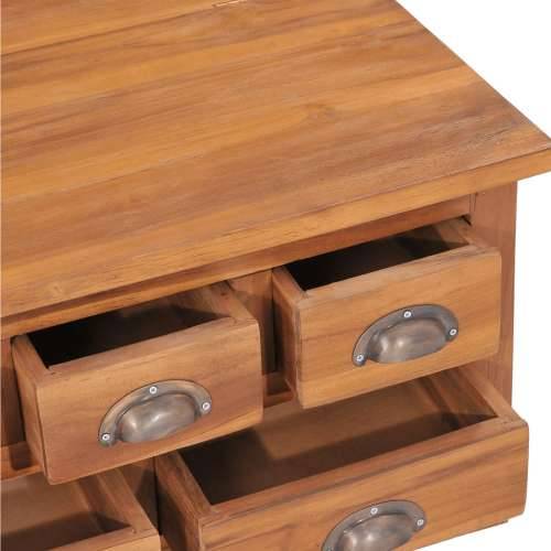 Stolić za kavu s preklopnim vrhom 65x64x35 cm masivna tikovina Cijena