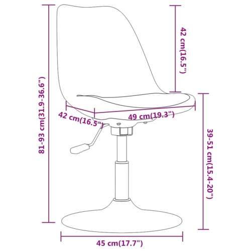 Okretne blagovaonske stolice od tkanine 2 kom tamnosive Cijena