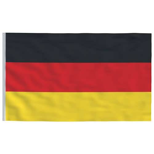 Njemačka zastava i jarbol 6,23 m aluminijska Cijena