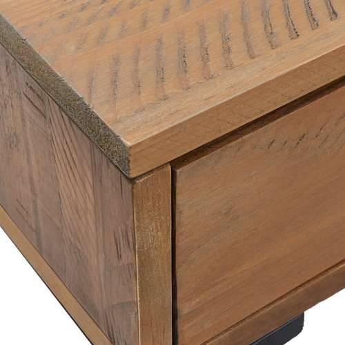 Stolić za kavu 90 x 50 x 35 cm od masivne borovine - Smeđa 1 Cijena