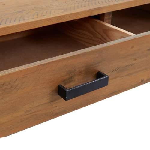 Stolić za kavu 90 x 50 x 35 cm od masivne borovine - Smeđa 1 Cijena