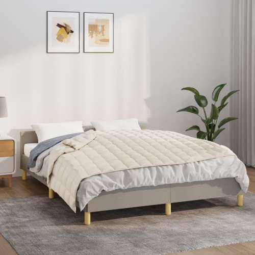 Teška deka svijetla krem 140x200 cm 6 kg od tkanine - Krema 140 x 200 cm 1 6 kg Cijena