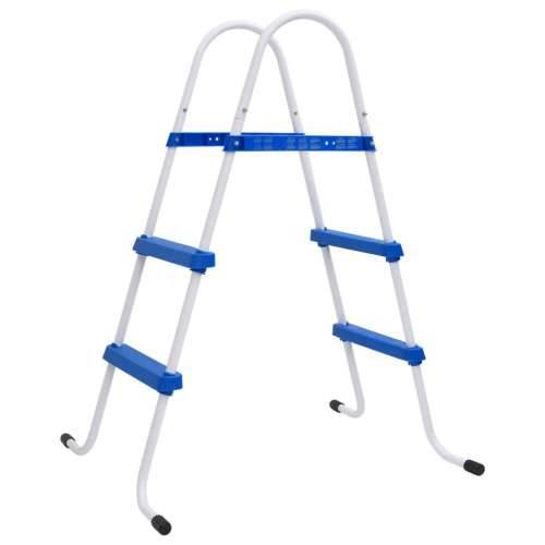 Ljestve za bazen plavo-bijele 84 cm čelične Cijena