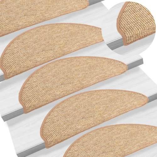 Ljepljivi tepisi za stepenice 15kom svjetlosmeđi 65x21x4cm - Svjetlosmeđa 65 x 25 cm 15 Cijena