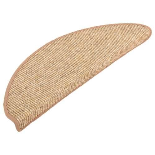Ljepljivi tepisi za stepenice 15kom svjetlosmeđi 65x21x4cm - Svjetlosmeđa 65 x 25 cm 15 Cijena
