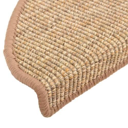 Ljepljivi tepisi za stepenice 15kom svjetlosmeđi 65x21x4cm - Svjetlosmeđa 65 x 25 cm 15 Cijena