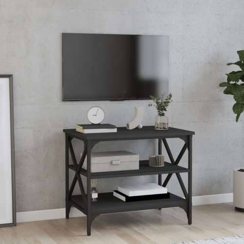 TV ormarić crni 60x40x50 cm od konstruiranog drva