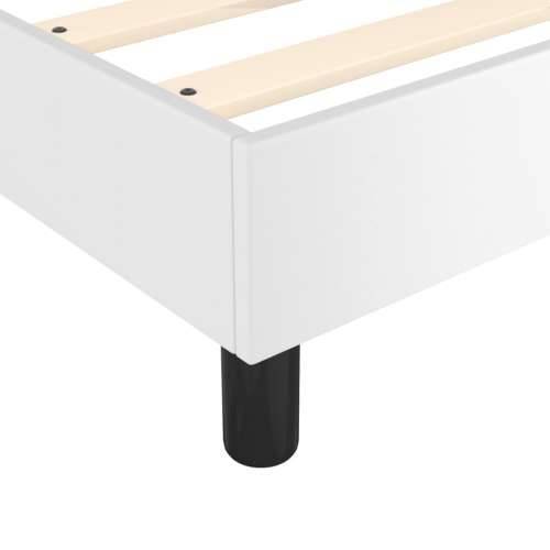 Krevet s oprugama i madracem bijeli 80 x 200 cm od umjetne kože - Bijela 80 x 200 cm 35 cm Cijena