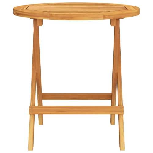 Bistro stol Ø 46 x 47 cm od masivnog bagremovog drva - Smeđa 1 Okruglo Cijena