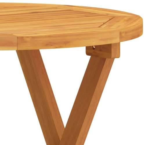 Bistro stol Ø 46 x 47 cm od masivnog bagremovog drva - Smeđa 1 Okruglo Cijena