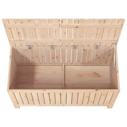 Vrtna kutija za pohranu 121x55x64 cm od masivne borovine - Prirodna boja bora 121 x 55 x 64 cm Cijena