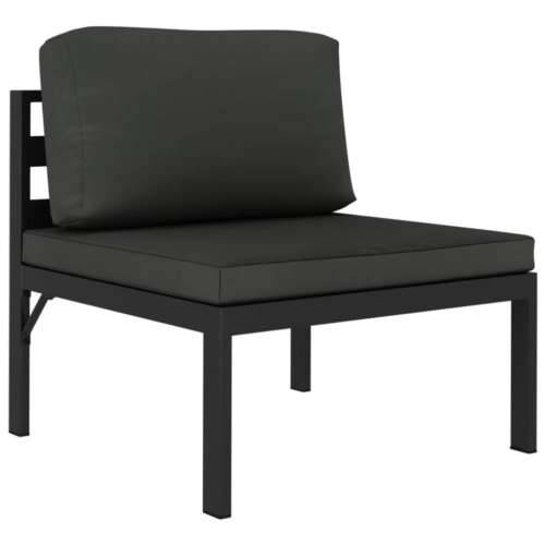 Vrtna garnitura - 3-dijelni set vrtnih sofa s jastucima aluminijski antracit Cijena