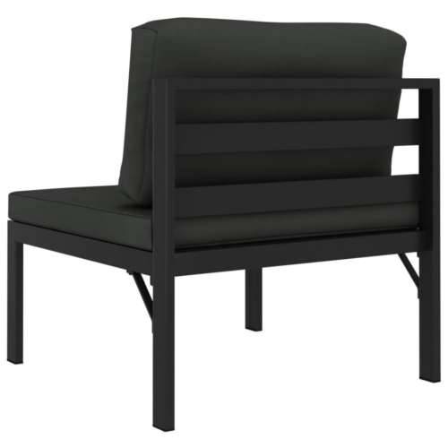 Vrtna garnitura - 3-dijelni set vrtnih sofa s jastucima aluminijski antracit Cijena