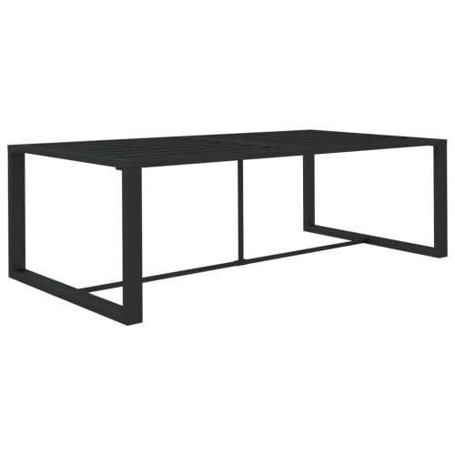 Vanjski blagovaonski stol antracit 120 x 60 x 66 cm aluminijski Cijena