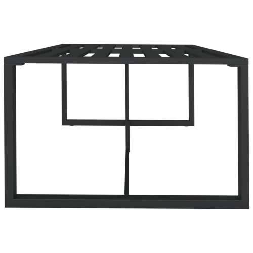 Vanjski blagovaonski stol antracit 120 x 60 x 66 cm aluminijski Cijena