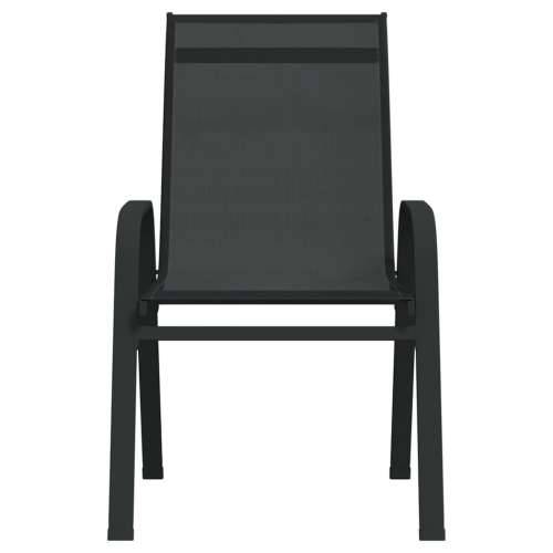 3-dijelni vrtni bistro set crni - Crna na 3 Cijena