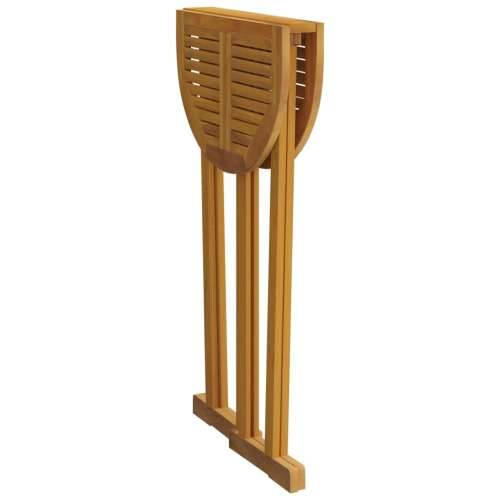 Sklopivi barski stol 90 x 65 x 105 cm od masivne tikovine Cijena