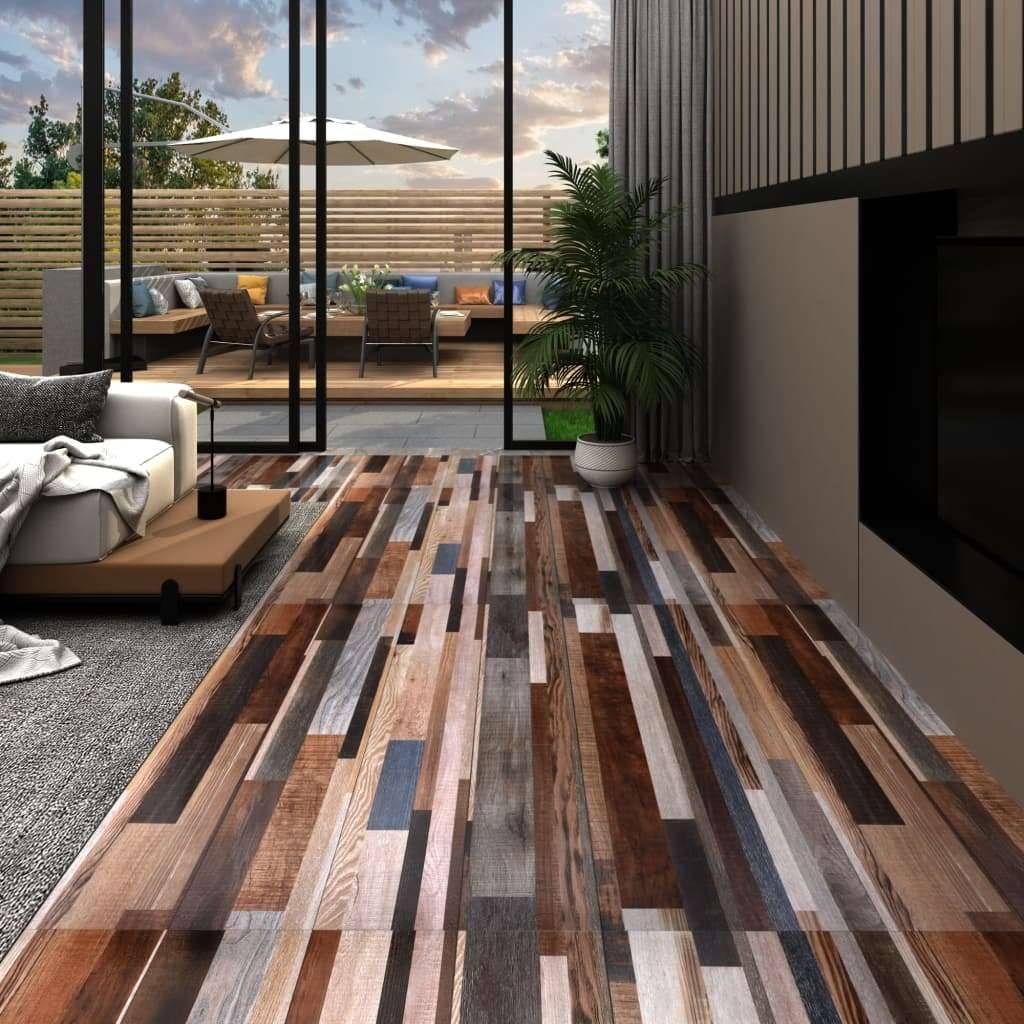 Podne obloge od PVC-a 5,02 m² 2 mm samoljepljive raznobojne