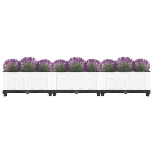 Povišena gredica 120x40x23 cm od polipropilena - Bijela 120 x 40 x 23 cm 1 Cijena