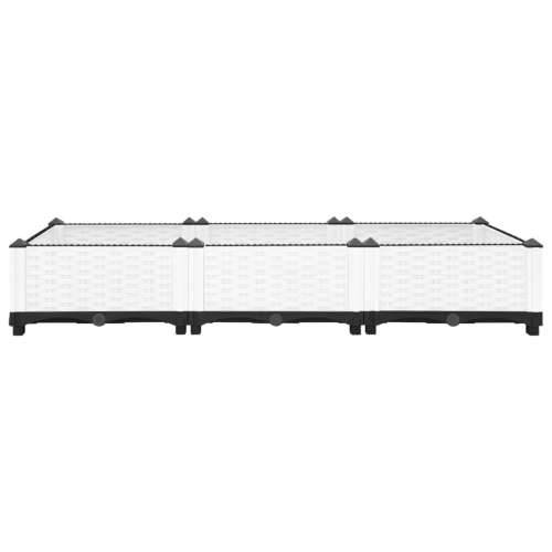 Povišena gredica 120x40x23 cm od polipropilena - Bijela 120 x 40 x 23 cm 1 Cijena