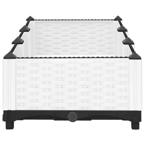 Povišena gredica 120x40x23 cm od polipropilena - Bijela 120 x 40 x 23 cm 1 Cijena