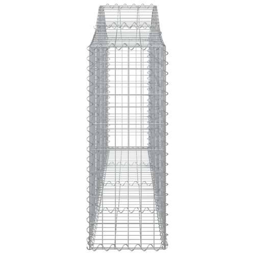 Lučne gabionske košare 9 kom 200x30x80/100 cm pocinčano željezo - 200 x 30 x 80/100 cm 9 Cijena