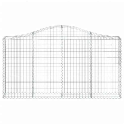 Lučne gabionske košare 11kom 200x30x100/120cm pocinčano željezo - 200 x 30 x 100/120 cm 11 Cijena