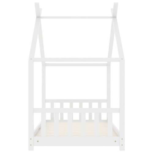 Okvir za dječji krevet od masivne borovine bijeli 70 x 140 cm - Bijela 70 x 140 cm Cijena