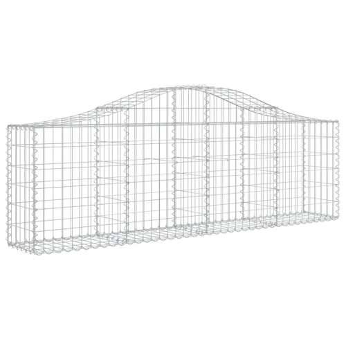 Lučne gabionske košare 12 kom 200x30x60/80 cm pocinčano željezo - 200 x 30 x 60/80 cm 12 Cijena