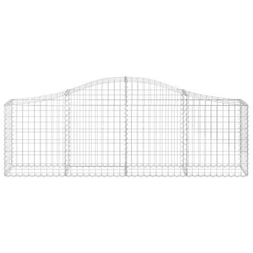 Lučne gabionske košare 2 kom 200x30x60/80 cm pocinčano željezo - 200 x 30 x 60/80 cm 2 Cijena
