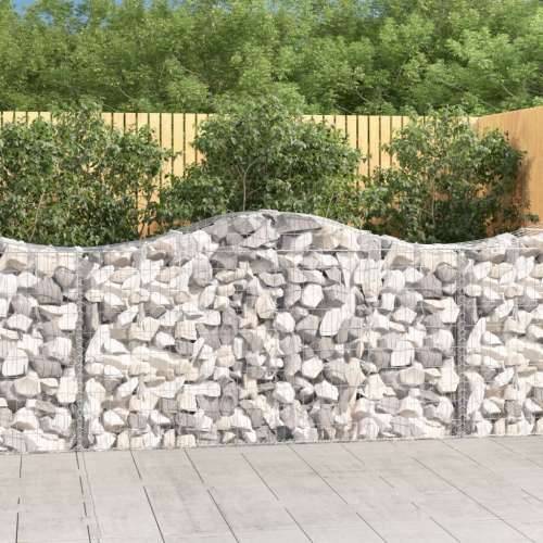 Lučne gabionske košare 6 kom 200x50x100/120cm pocinčano željezo - 200 x 50 x 100/120 cm 6 Cijena