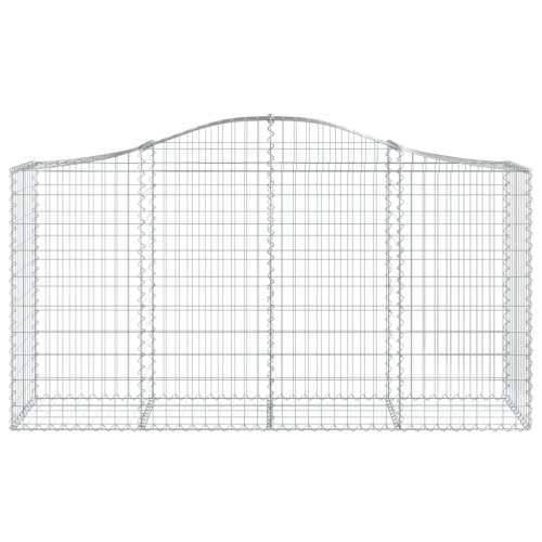 Lučne gabionske košare 6 kom 200x50x100/120cm pocinčano željezo - 200 x 50 x 100/120 cm 6 Cijena
