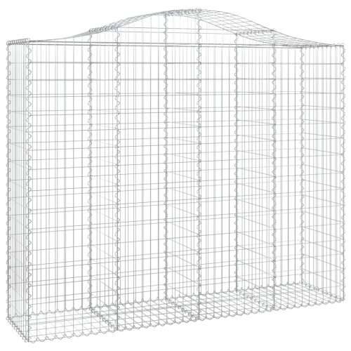 Lučne gabionske košare 3 kom 200x50x160/180cm pocinčano željezo - 200 x 50 x 160/180 cm 3 Cijena