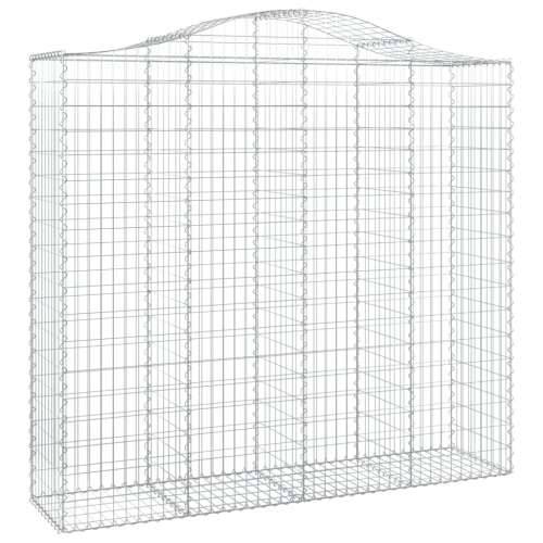Lučne gabionske košare 3 kom 200x50x180/200cm pocinčano željezo - 200 x 50 x 180/200 cm 3 Cijena
