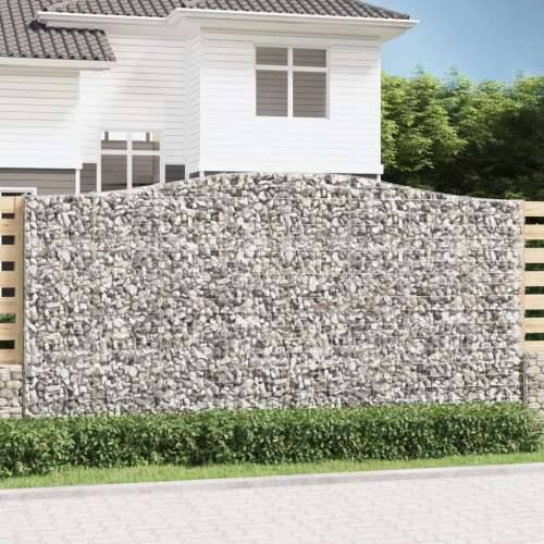 Lučne gabionske košare 2 kom 400x30x200/220cm pocinčano željezo - 400 x 30 x 200/220 cm 2 Cijena
