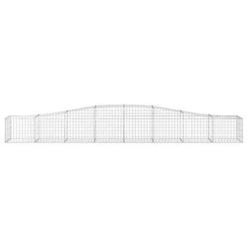 Lučne gabionske košare 2 kom 400x50x40/60 cm pocinčano željezo - 400 x 50 x 40/60 cm 2 Cijena