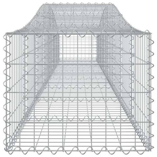 Lučne gabionske košare 2 kom 400x50x40/60 cm pocinčano željezo - 400 x 50 x 40/60 cm 2 Cijena