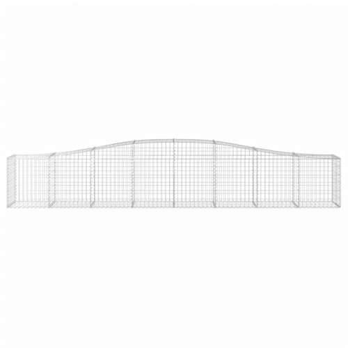Lučne gabionske košare 2 kom 400x50x60/80 cm pocinčano željezo - 400 x 50 x 60/80 cm 2 Cijena