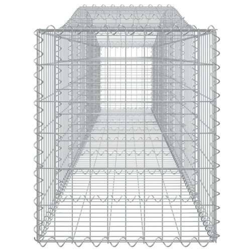 Lučne gabionske košare 2 kom 400x50x60/80 cm pocinčano željezo - 400 x 50 x 60/80 cm 2 Cijena