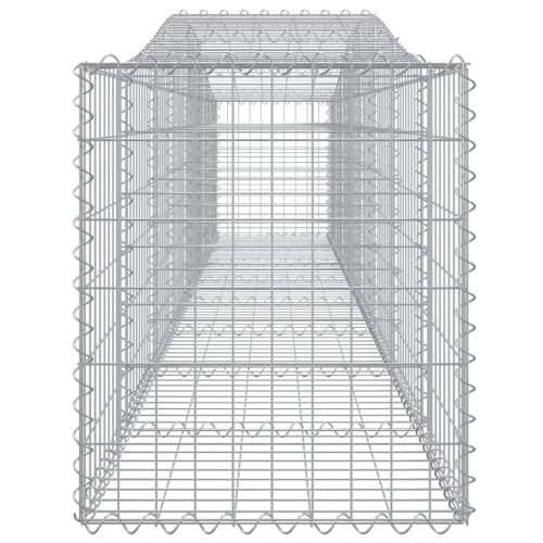 Lučne gabionske košare 5 kom 400x50x60/80 cm pocinčano željezo - 400 x 50 x 60/80 cm 5 Cijena