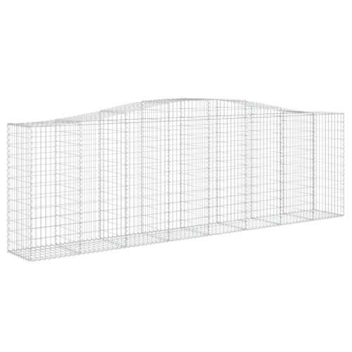 Lučne gabionske košare 6 kom 400x50x120/140cm pocinčano željezo - 400 x 50 x 120/140 cm 6 Cijena