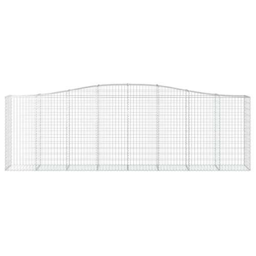 Lučne gabionske košare 6 kom 400x50x120/140cm pocinčano željezo - 400 x 50 x 120/140 cm 6 Cijena