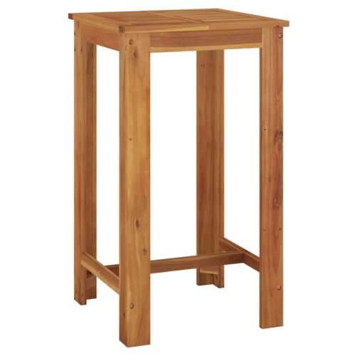 Vrtni barski stol 60 x 60 x 105 cm od masivnog bagremovog drva Cijena
