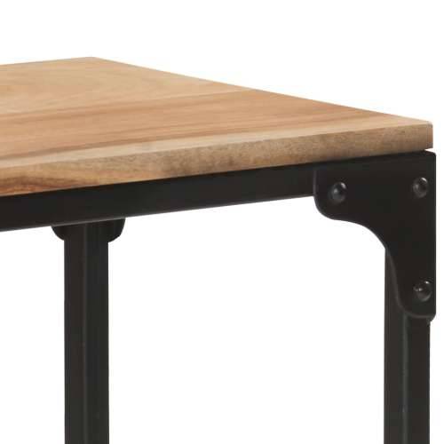 Stolić za kavu 90 x 30 x 40 cm od masivnog bagremovog drva Cijena