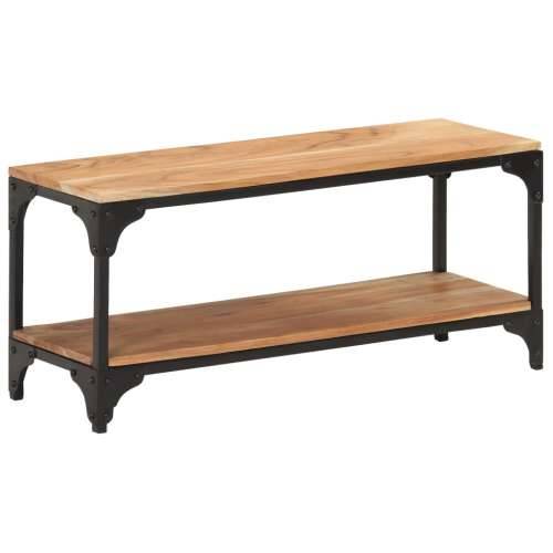 Stolić za kavu 90 x 30 x 40 cm od masivnog bagremovog drva Cijena