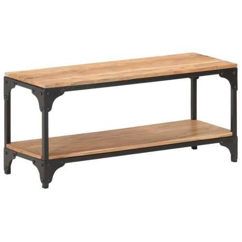 Stolić za kavu 90 x 30 x 40 cm od masivnog bagremovog drva Cijena