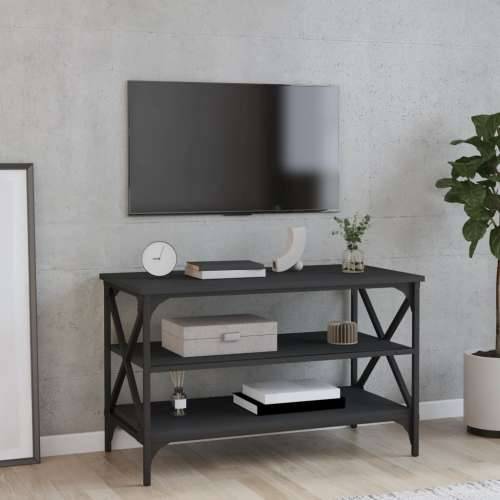 TV ormarić crni 80x40x50 cm od konstruiranog drva - Crna 80 x 40 x 50 cm 1 Cijena
