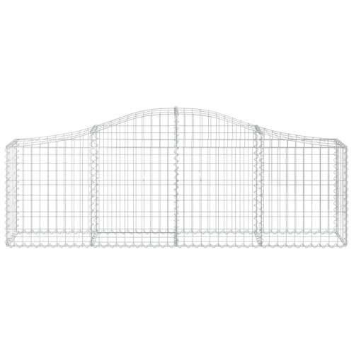 Lučne gabionske košare 14 kom 200x30x60/80 cm pocinčano željezo - 200 x 30 x 60/80 cm 14 Cijena