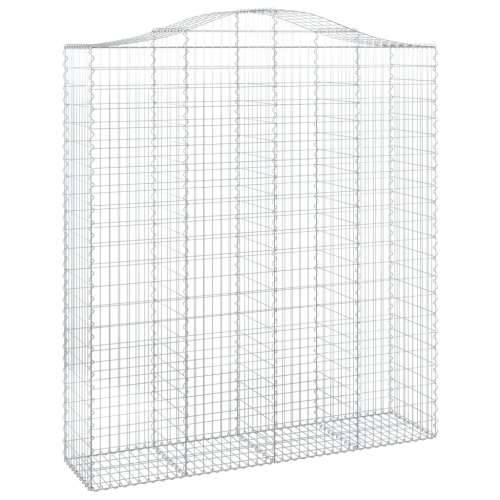 Lučne gabionske košare 3 kom 200x50x220/240cm pocinčano željezo - 200 x 50 x 220/240 cm 3 Cijena