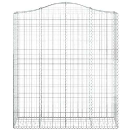 Lučne gabionske košare 3 kom 200x50x220/240cm pocinčano željezo - 200 x 50 x 220/240 cm 3 Cijena